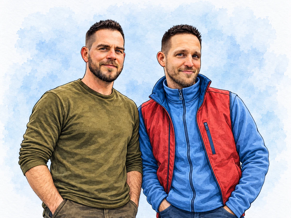 Illustration von Steffen und Benjamin, dem Team von Die Zwee